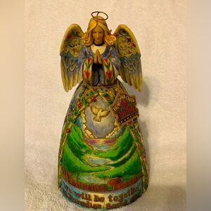 Jim Shore Peaceful Journey Angel 11”